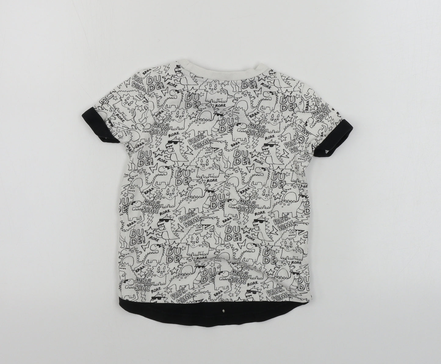 George  Boys White   Basic T-Shirt Size 2-3 Years