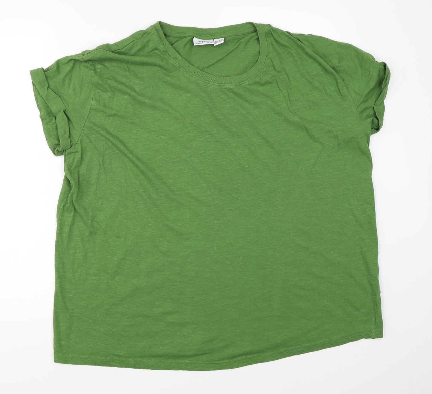 bonprix Womens Green   Basic T-Shirt Size XL