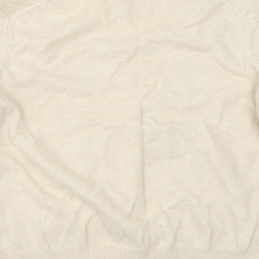 Marks and Spencer Womens Beige   Pullover Jumper Size 20