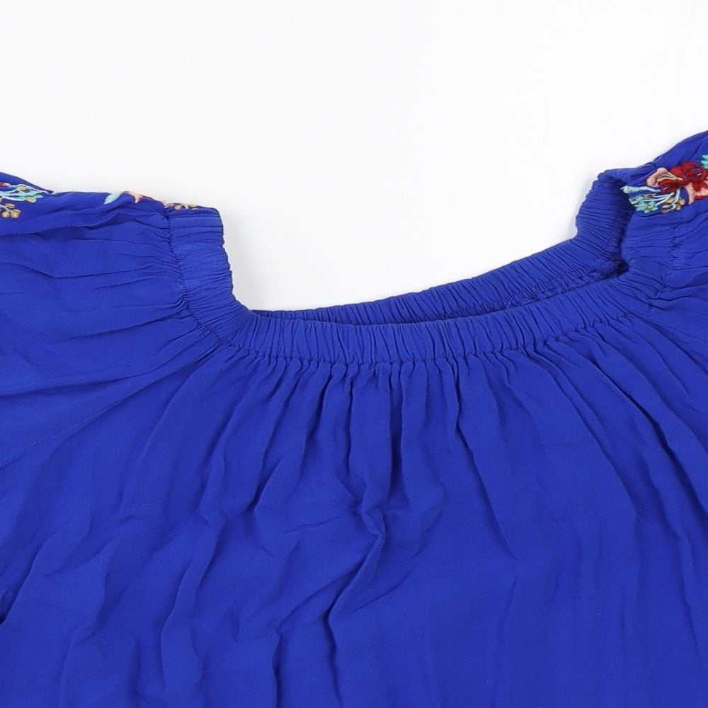 Atmosphere Womens Blue   Basic Blouse Size 10