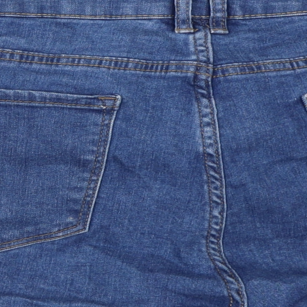 365 Denim Womens Blue  Denim Hot Pants Shorts Size 12