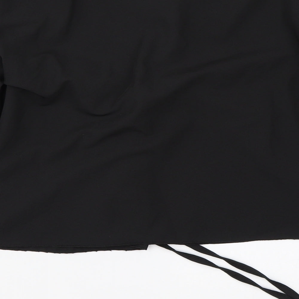 Boohoo Womens Black   Basic Blouse Size 10