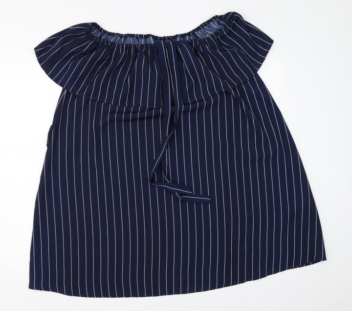 Boohoo Womens Blue Mini Size 12
