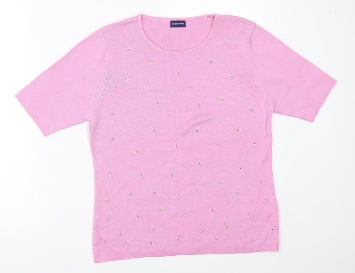 Debenhams Womens Pink   Basic T-Shirt Size 16