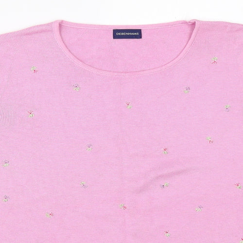 Debenhams Womens Pink   Basic T-Shirt Size 16