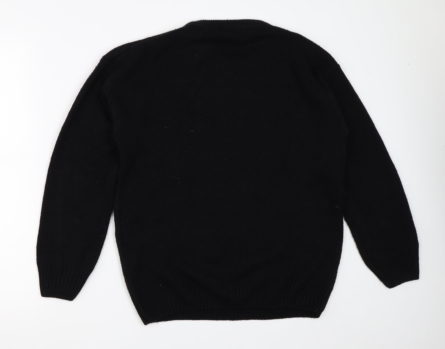 Preworn Womens Black   Pullover Jumper Size XL  - christmas