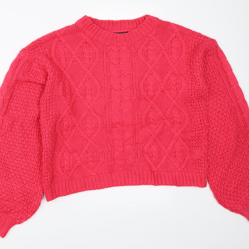 SheIn Womens Pink   Pullover Jumper Size M