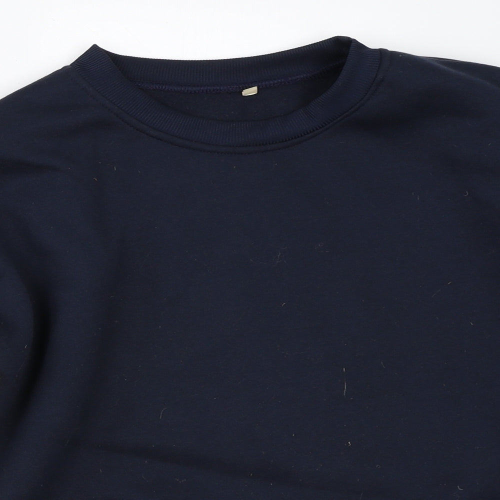 Preworn Boys Blue   Pullover Sweatshirt Size L