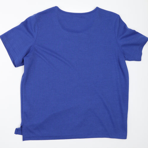 BM Womens Blue   Basic T-Shirt Size M