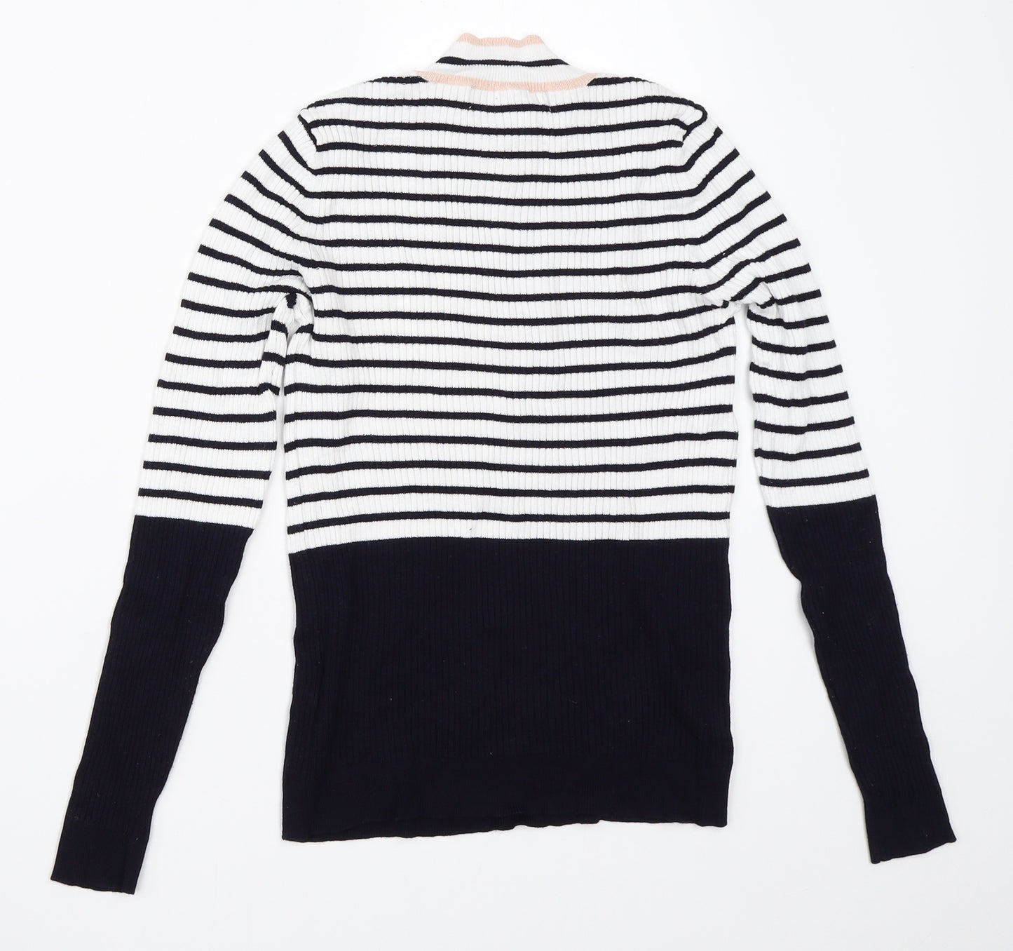 Principles Womens Blue Striped  Pullover Jumper Size 12