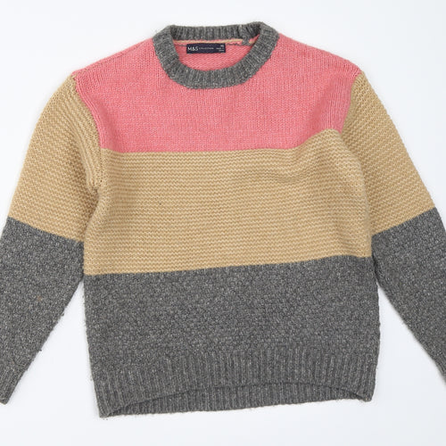 Marks and Spencer Womens Grey   Pullover Jumper Size XS