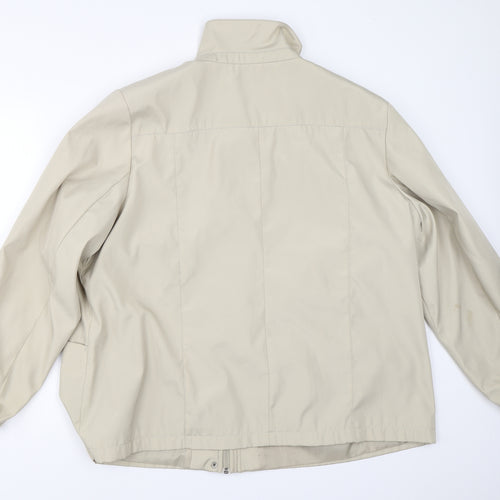 Classic Womens Beige   Overcoat Coat Size XL