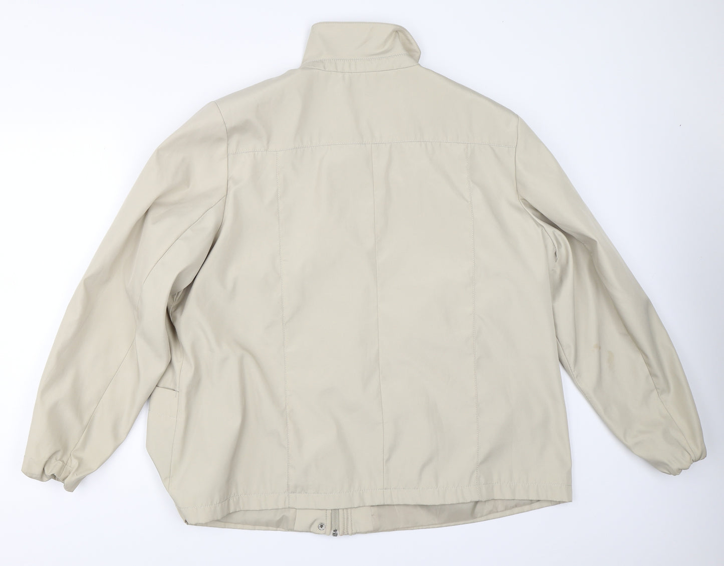 Classic Womens Beige   Overcoat Coat Size XL