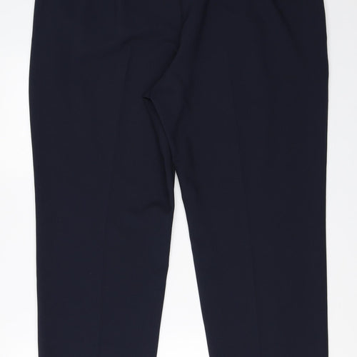 Marks and Spencer Womens Blue   Trousers  Size 20 L28 in