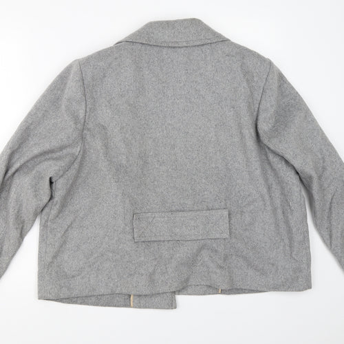 Marks and Spencer Womens Grey   Overcoat Coat Size 18