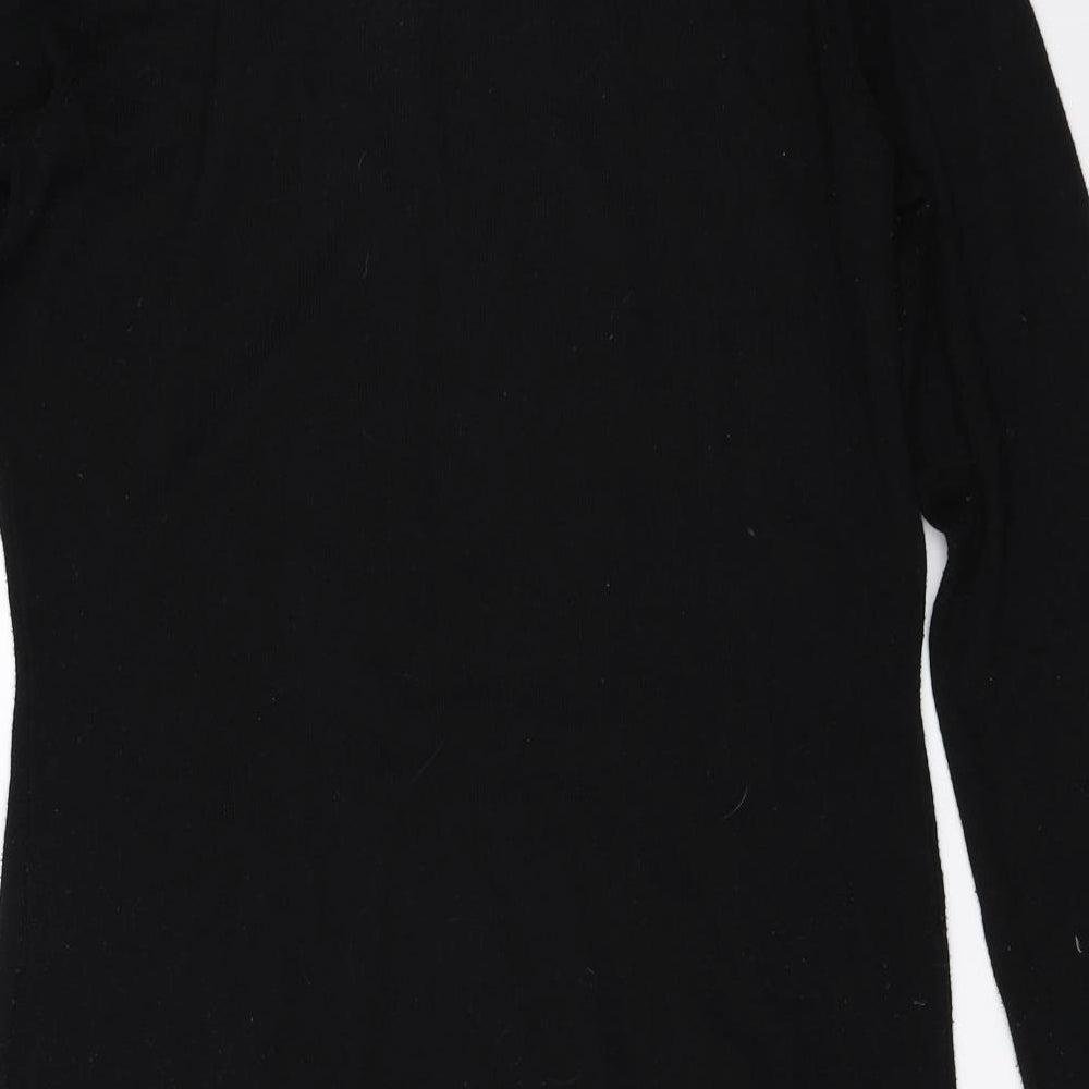 F&F Womens Black   Jumper Dress  Size 10