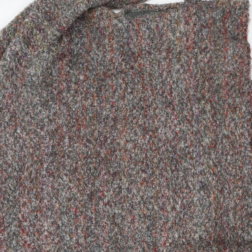 BM Womens Grey   Cardigan Jumper Size L
