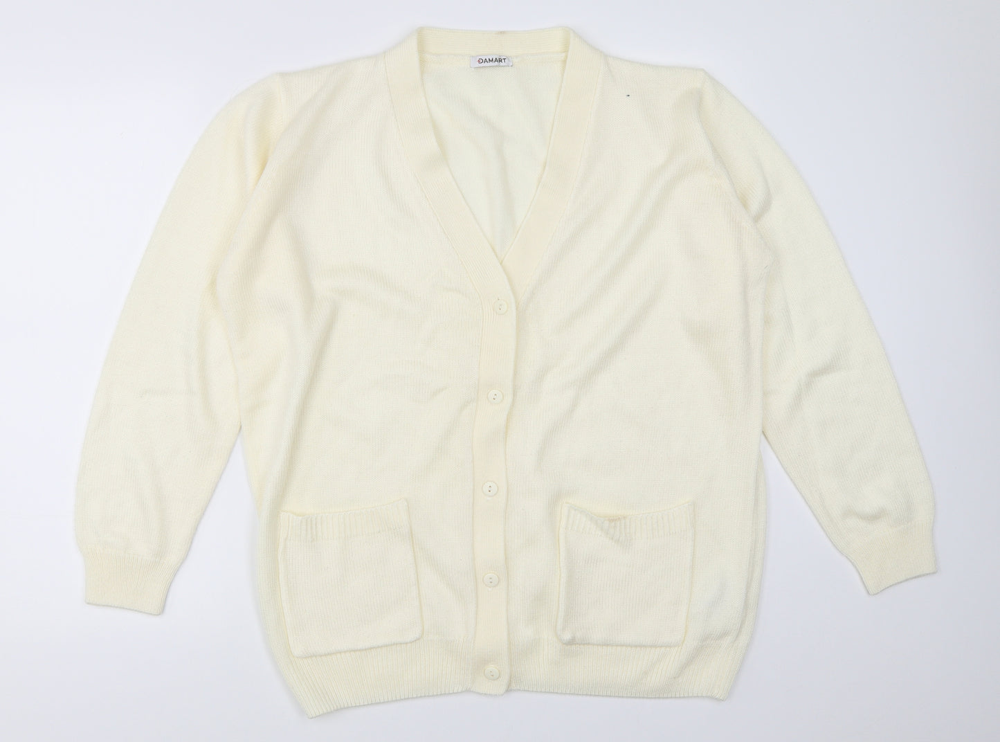 Damart Womens Ivory   Cardigan Jumper Size 18