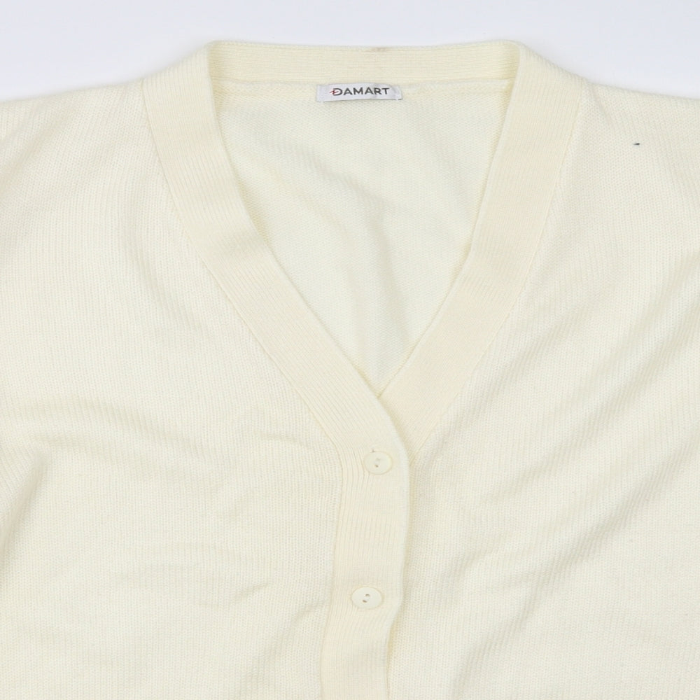 Damart Womens Ivory   Cardigan Jumper Size 18