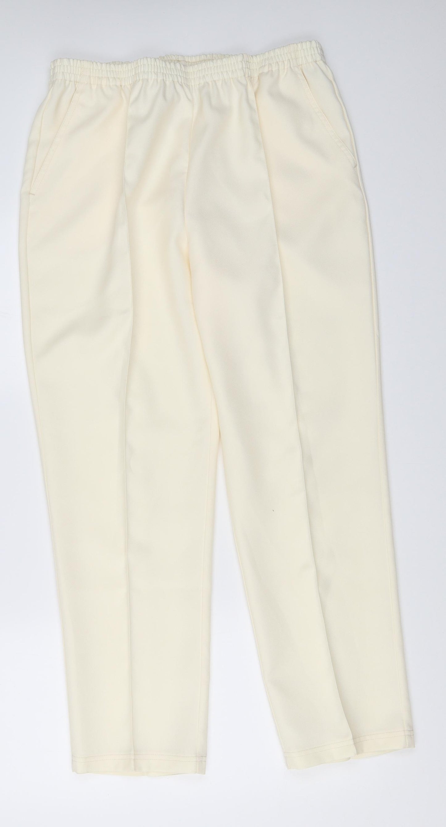 Damart Womens Ivory   Trousers  Size 16 L27 in