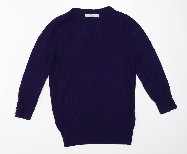 TU Womens Purple Pullover Jumper Size 8
