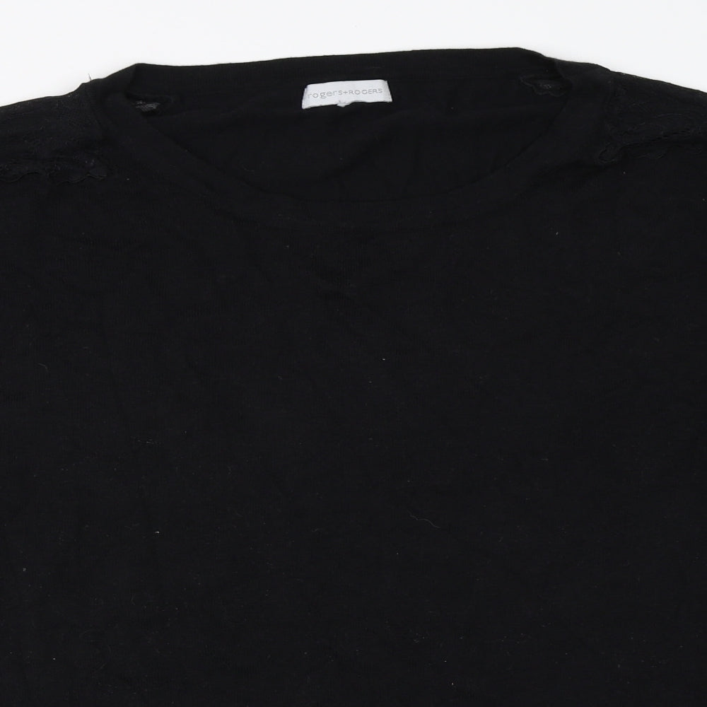 Rogers & Rogers Womens Black   Pullover Jumper Size 28