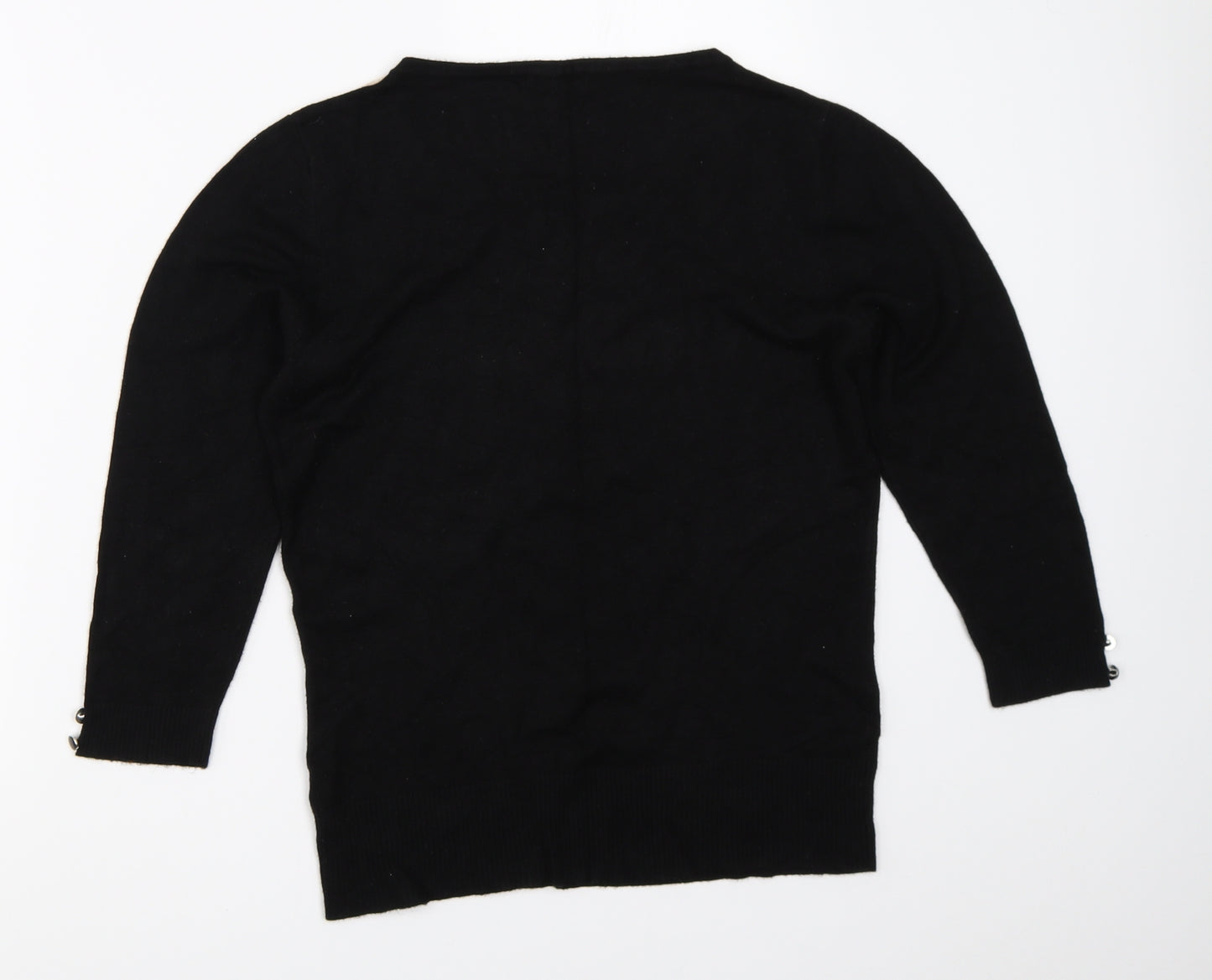 M&Co Womens Black   Pullover Jumper Size 12