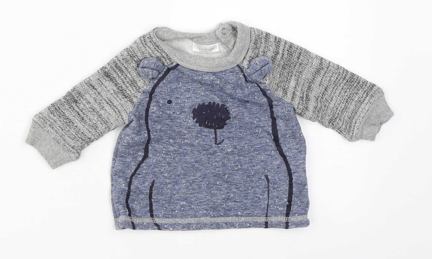 NEXT Boys Blue   Pullover Jumper Size 0-3 Months