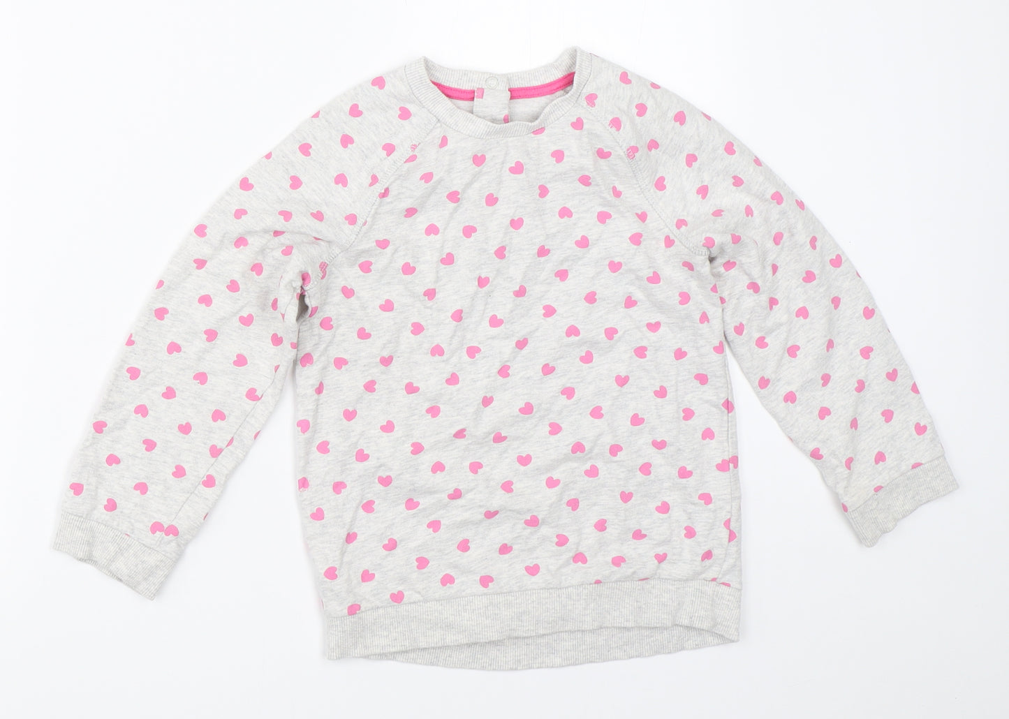 Mothercare Girls Grey   Pullover Sweatshirt Size 5-6 Years