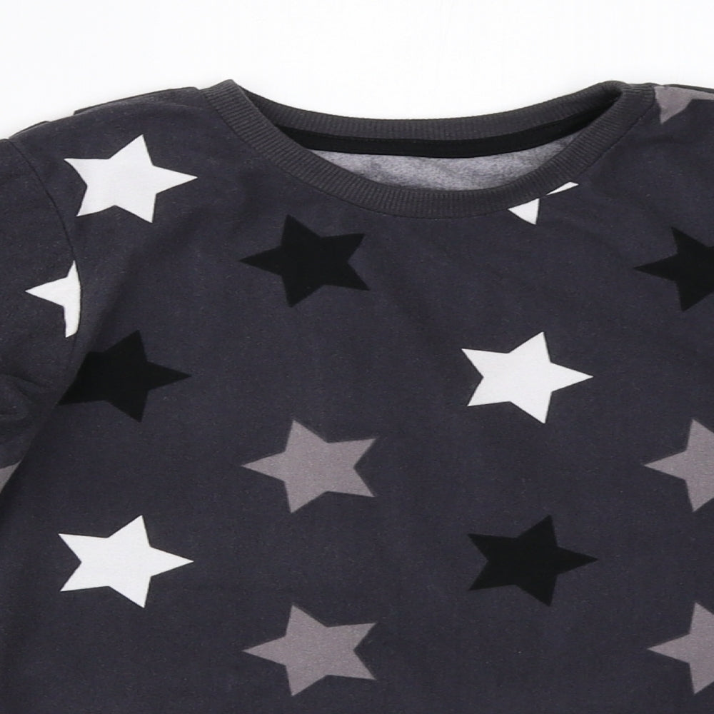 F&F Girls Grey   Pullover Sweatshirt Size 8-9 Years