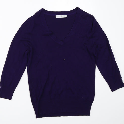 TU Womens Blue   Pullover Jumper Size 8
