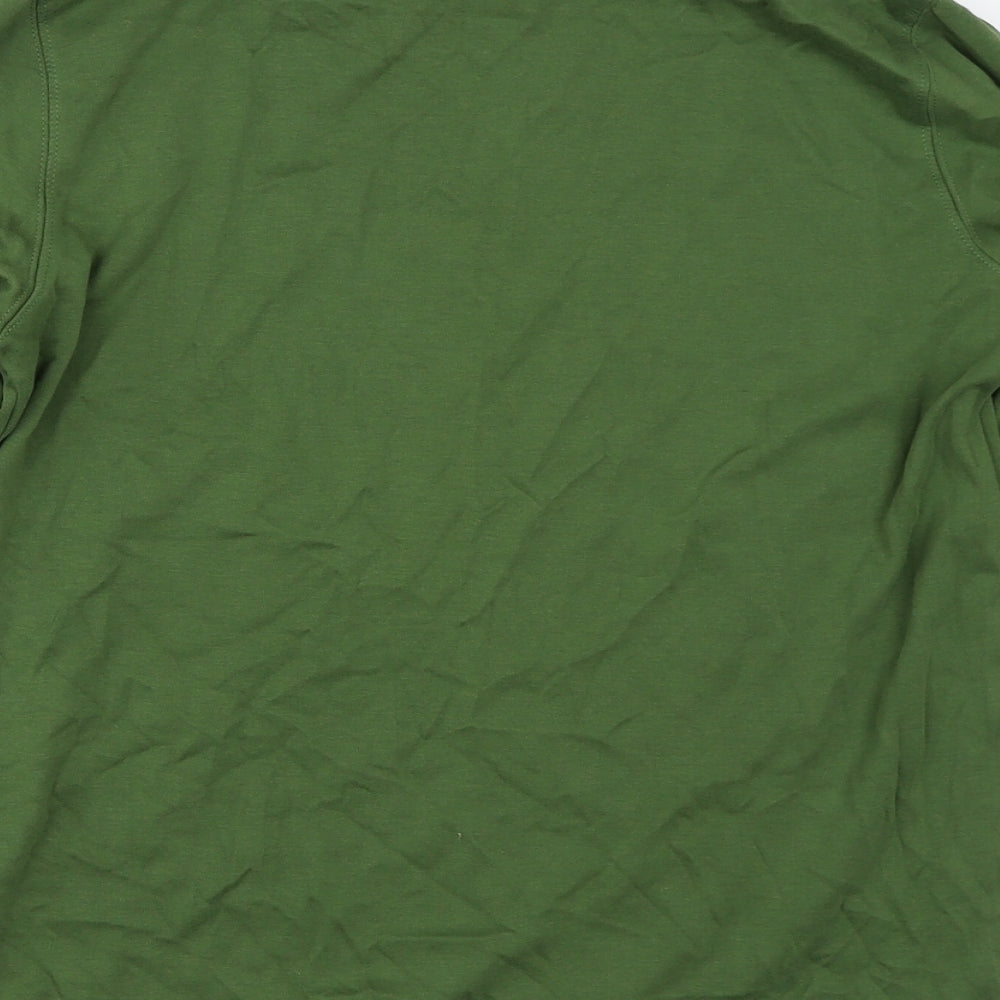 Lands' End Womens Green   Basic T-Shirt Size M