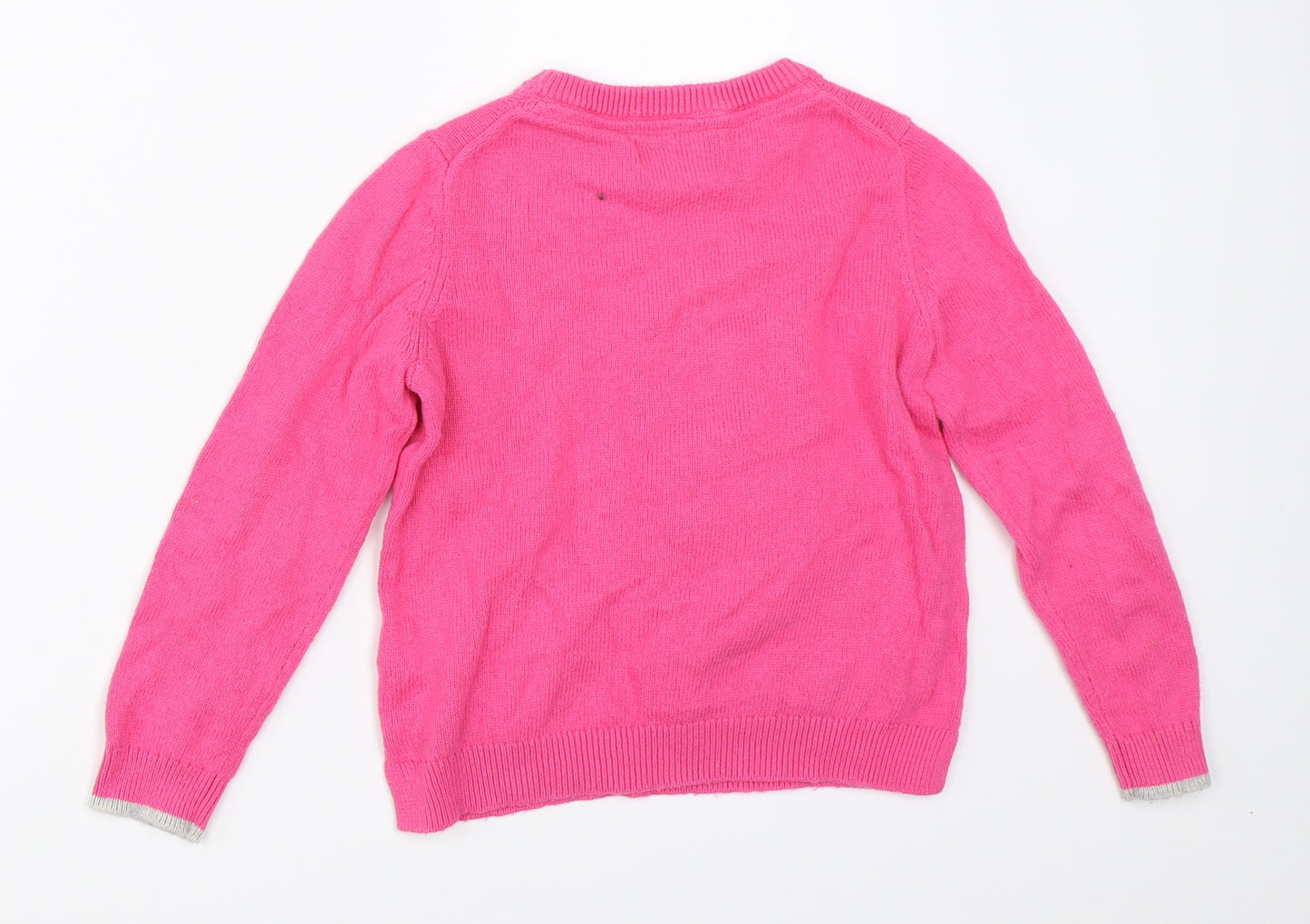 Mini Boden Girls Pink   Pullover Jumper Size 7-8 Years  - harry potter