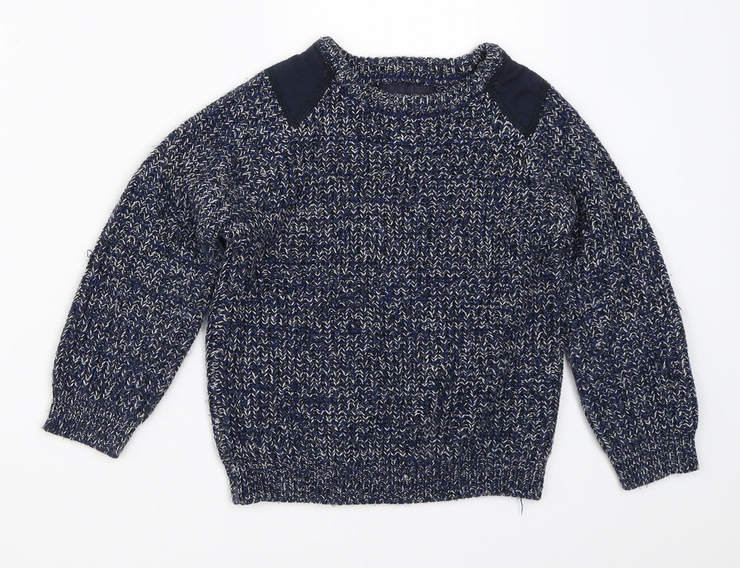 Primark Boys Blue   Pullover Jumper Size 5-6 Years