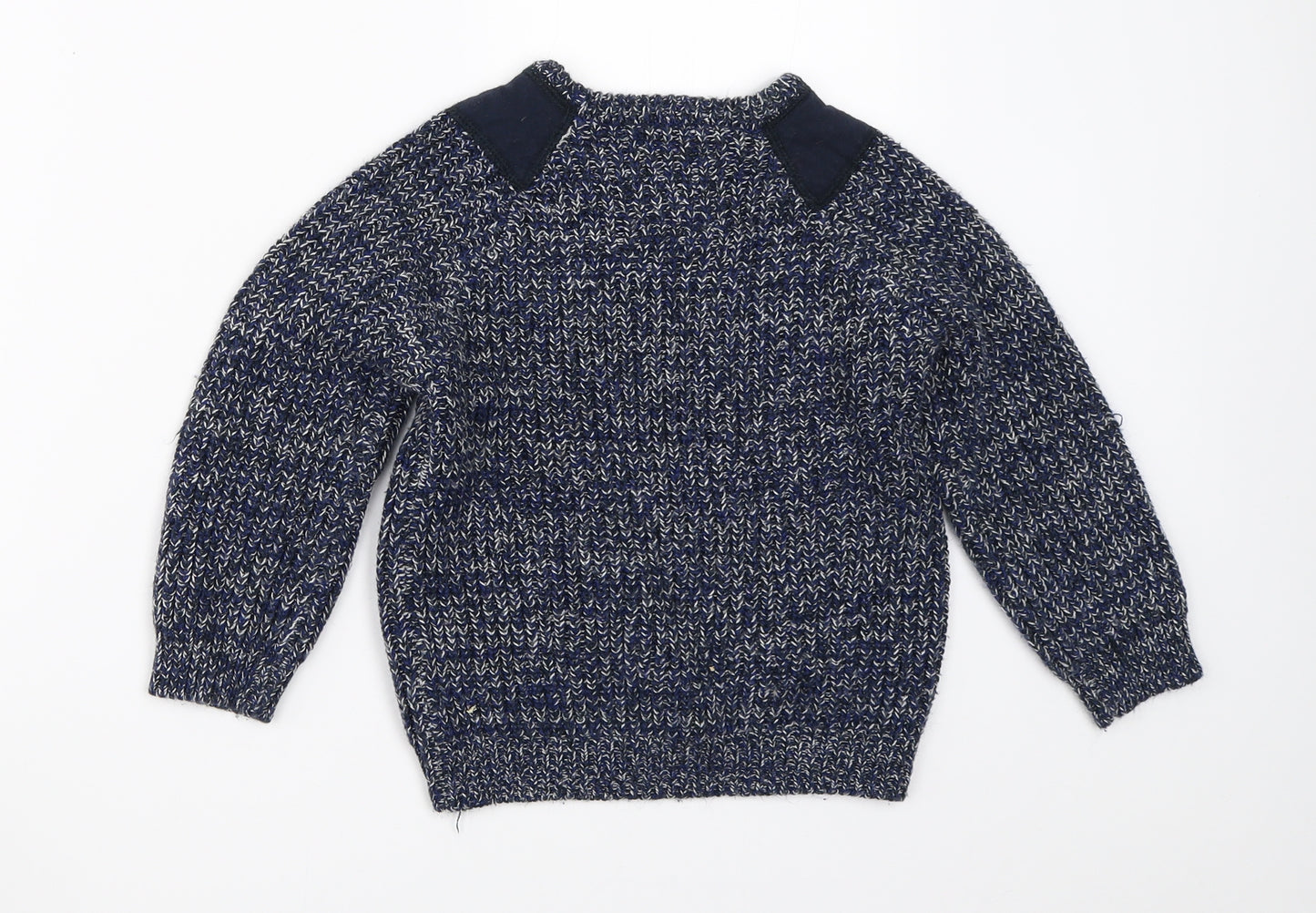 Primark Boys Blue   Pullover Jumper Size 5-6 Years