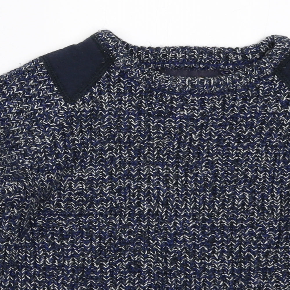Primark Boys Blue   Pullover Jumper Size 5-6 Years