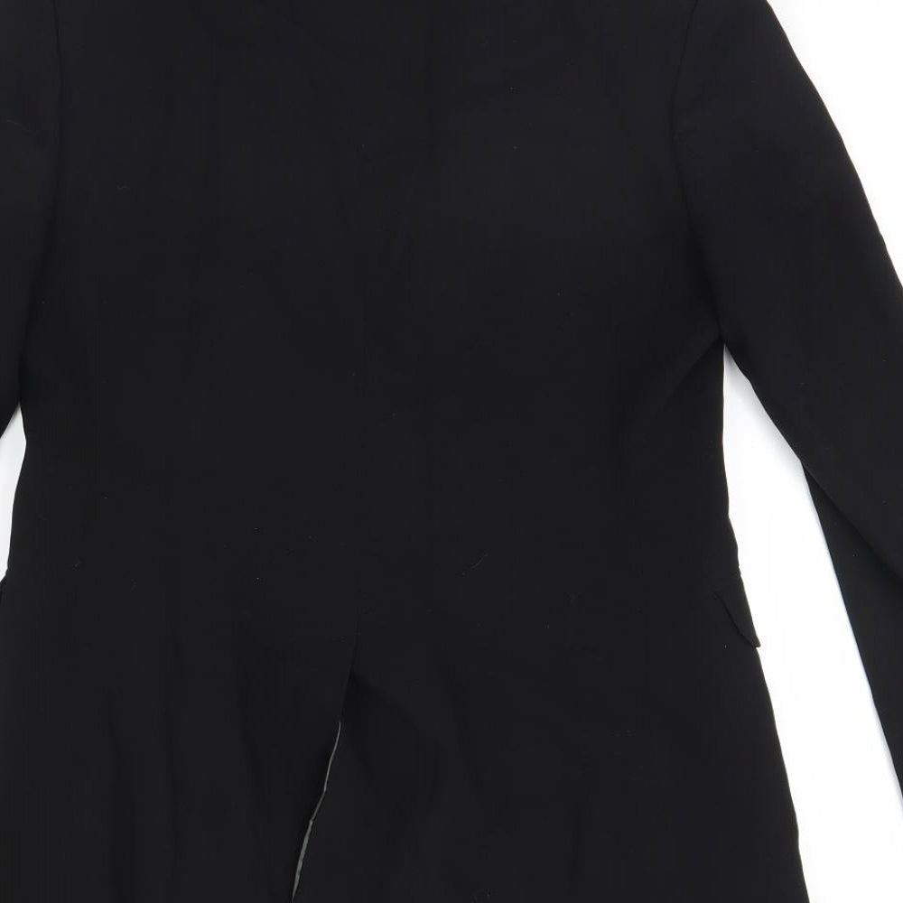 Jigsaw Womens Black   Jacket Blazer Size 14  - Shoulder Pads