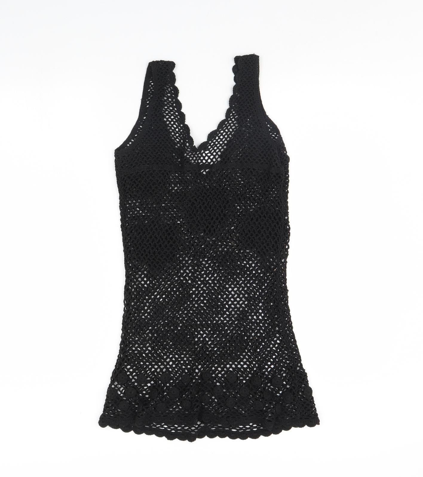 Poof Womens Black   Mini  Size M  - Beach Cover Up