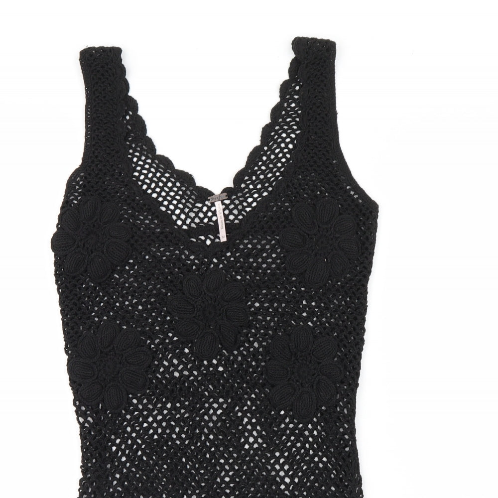Poof Womens Black   Mini  Size M  - Beach Cover Up