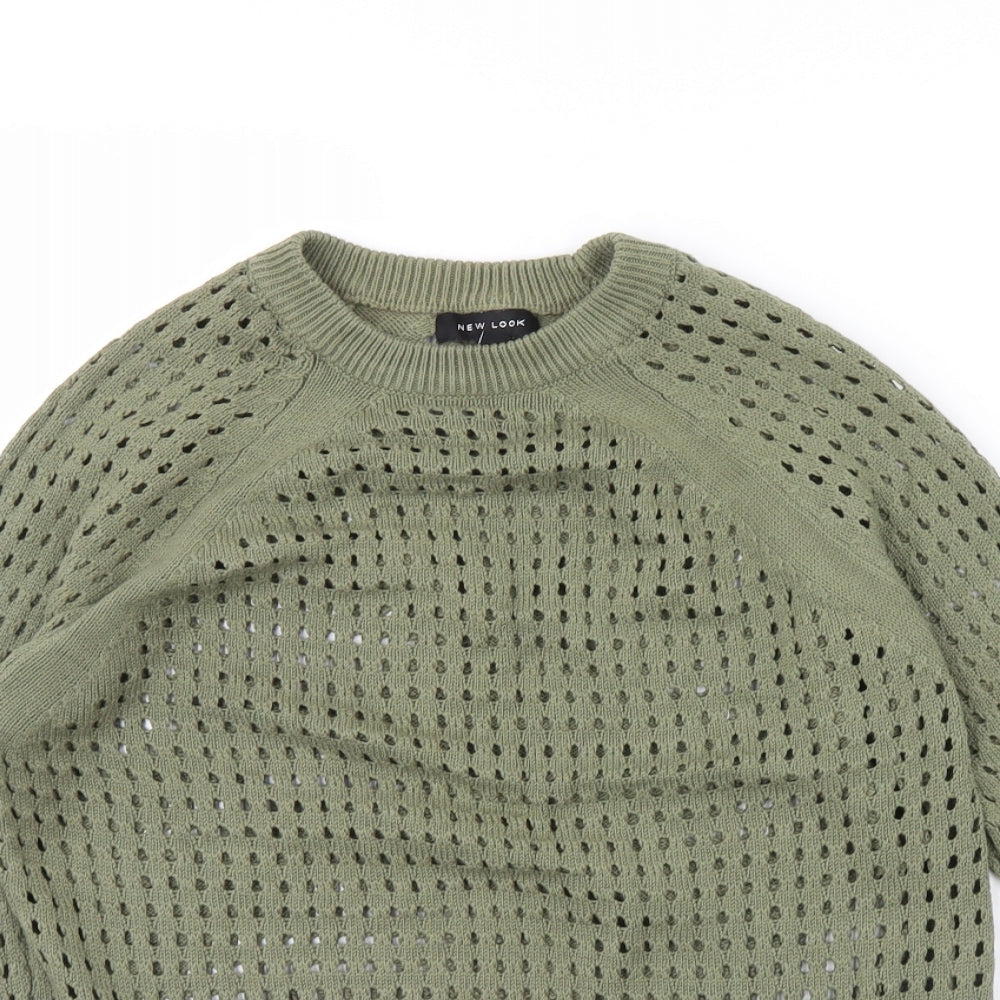 New Look Womens Green   Pullover Jumper Size 8