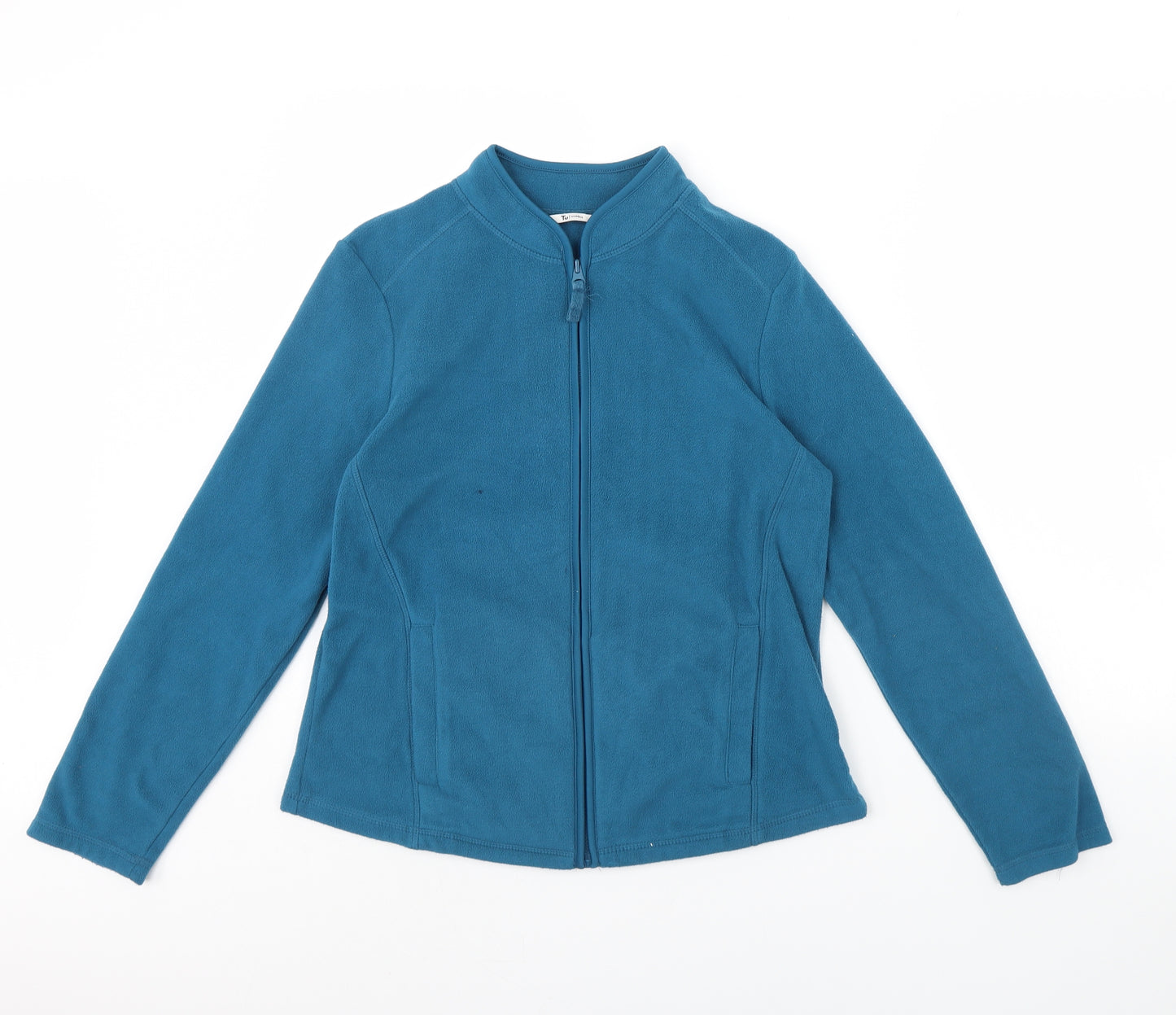 TU Womens Blue  Fleece Jacket  Size 14