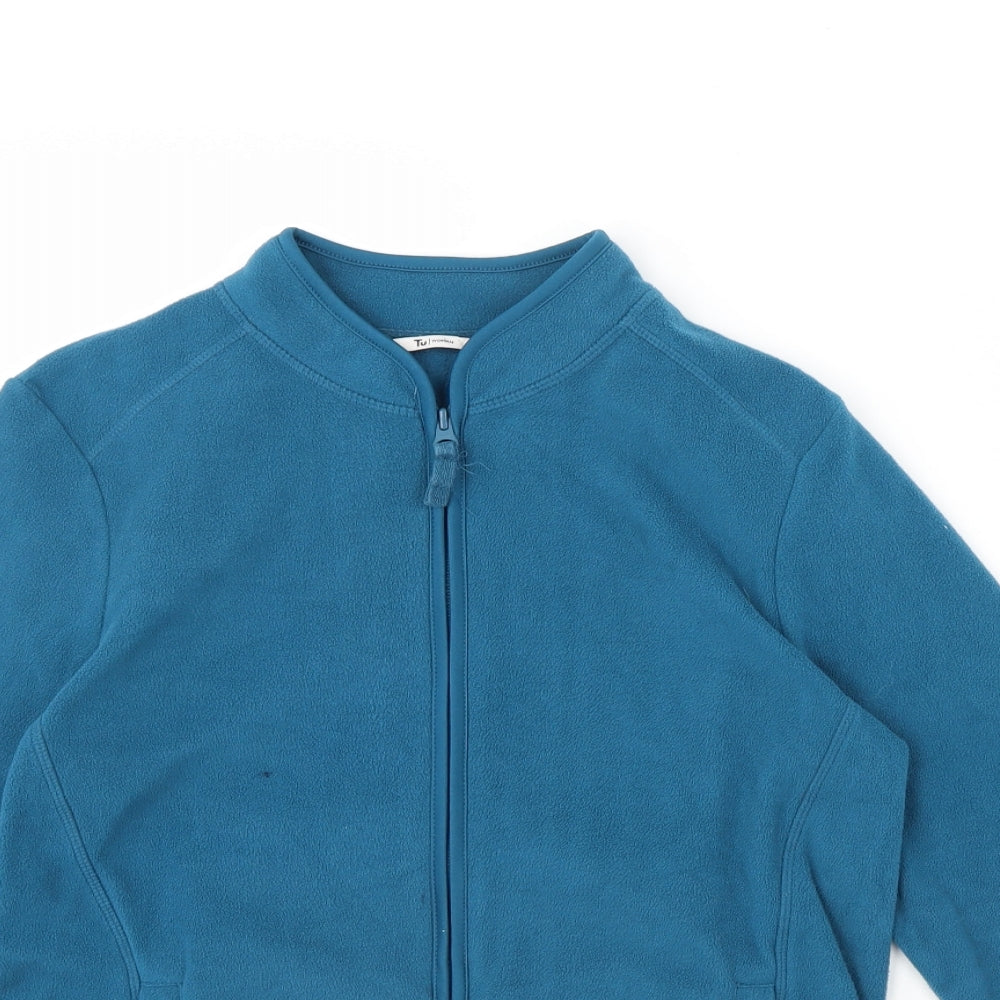 TU Womens Blue  Fleece Jacket  Size 14