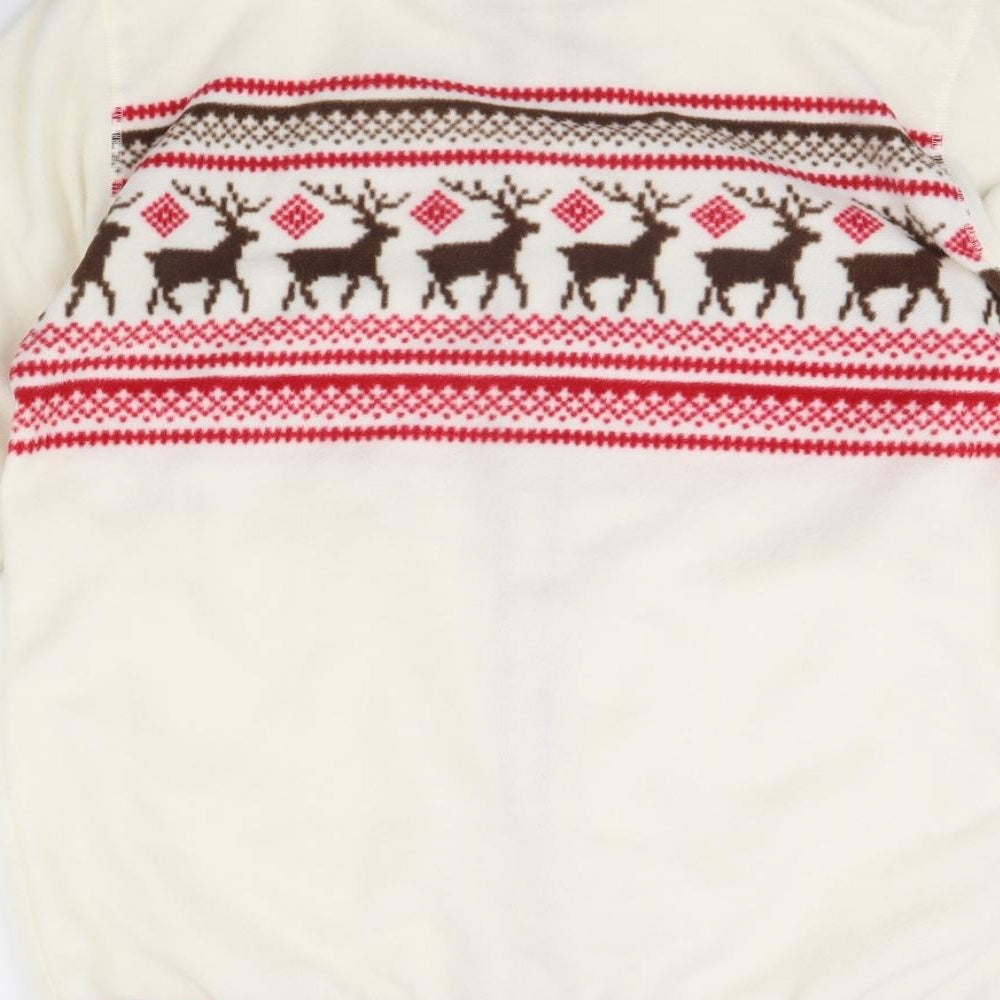 Cotton Traders Womens Ivory  Fleece Jacket  Size M