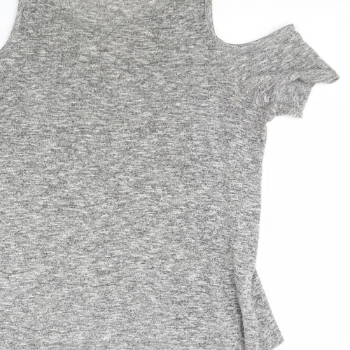 New Look Womens Grey   Basic Blouse Size 12