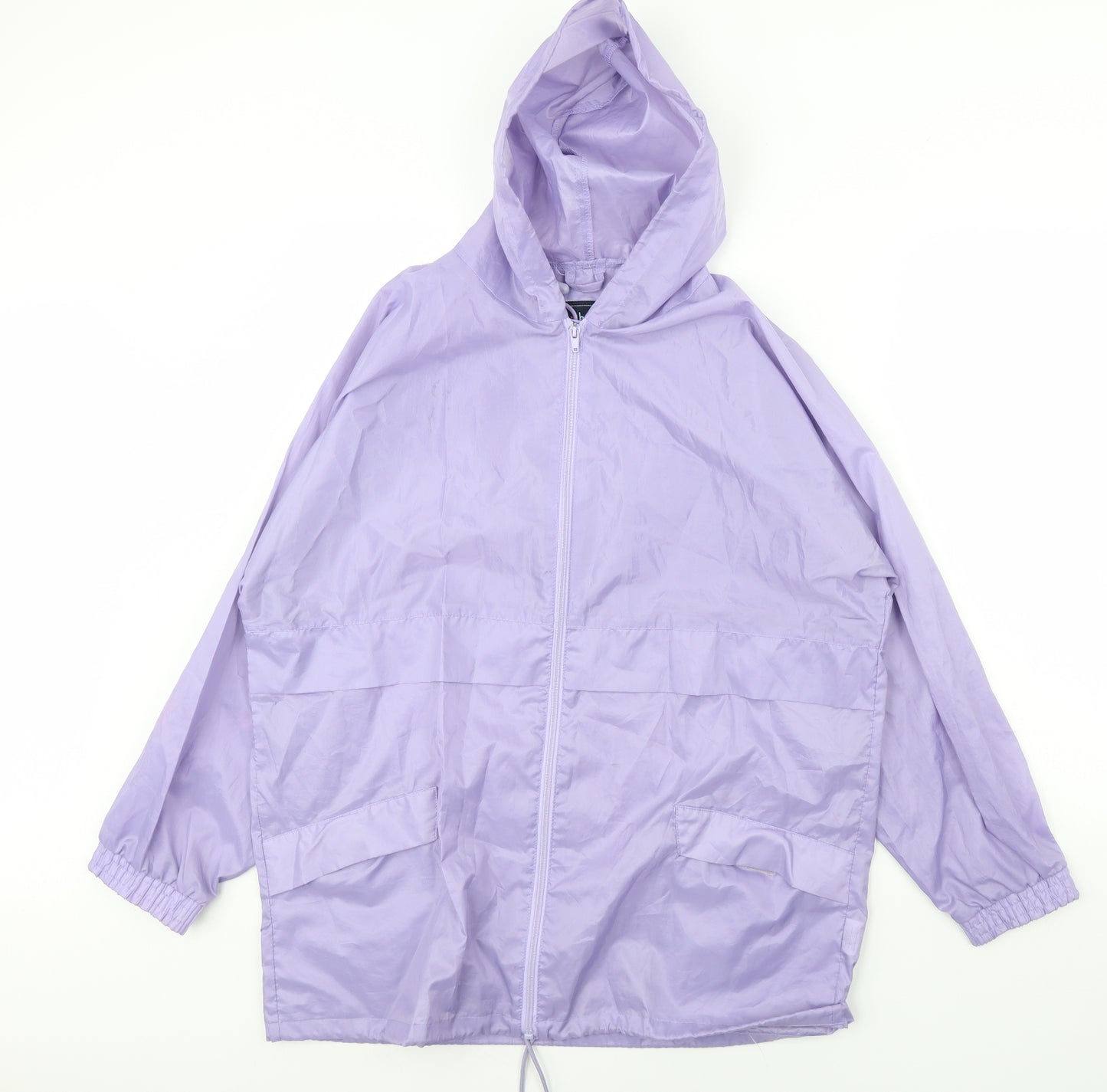 Embargo Womens Purple   Rain Coat Coat Size L
