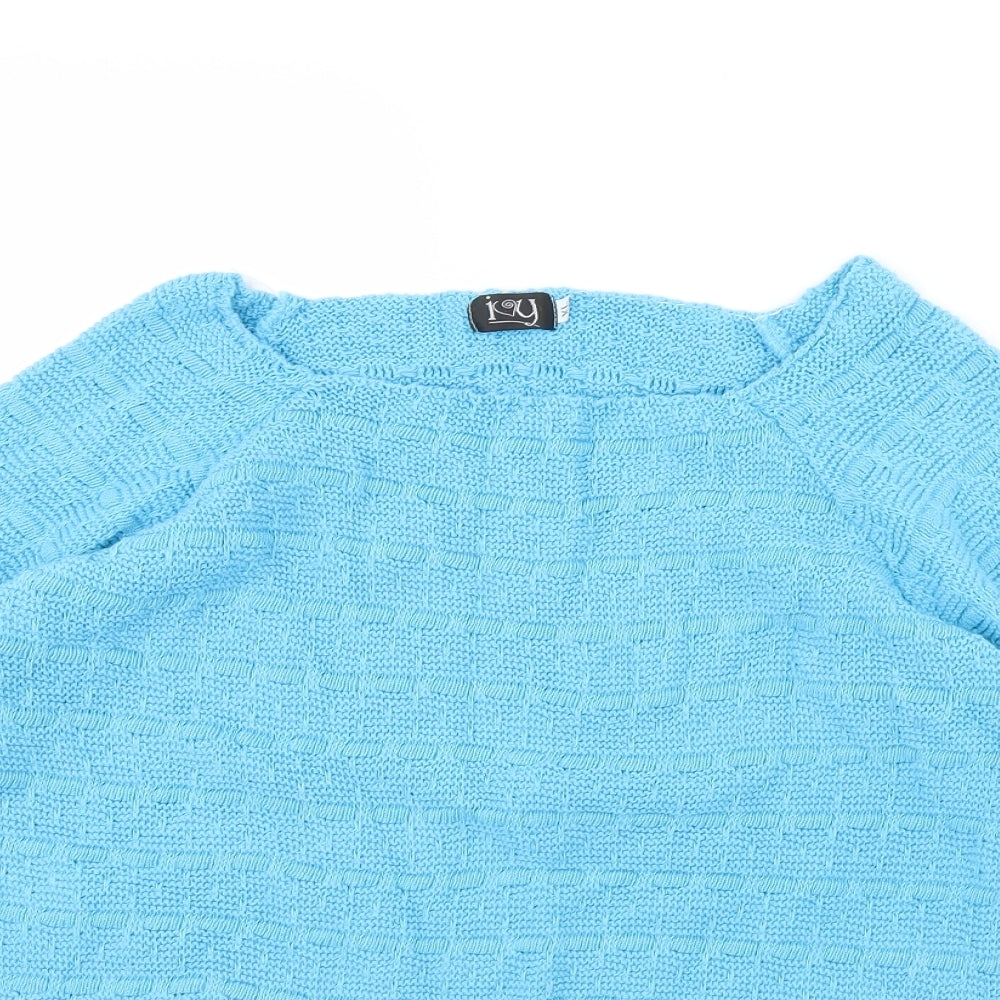 ICY Womens Blue   Pullover Jumper Size XL