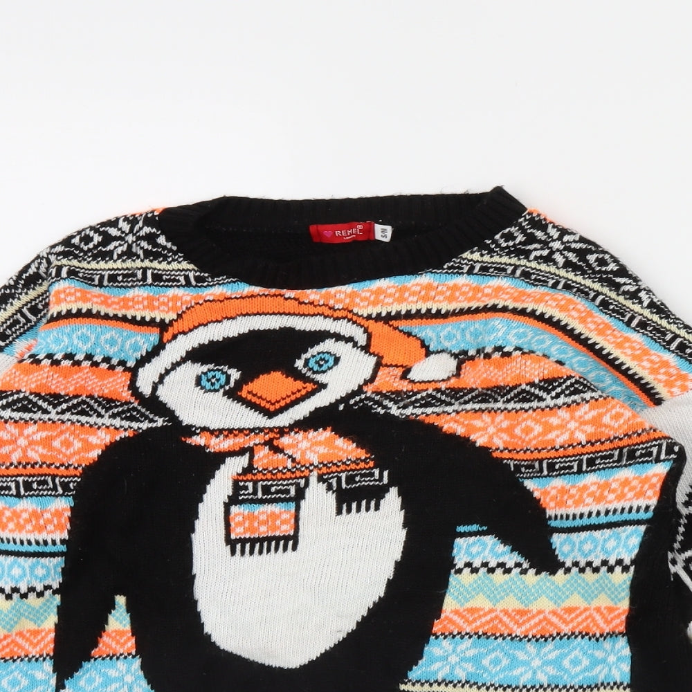 Remel Womens Black   Pullover Jumper Size S  - Penguin