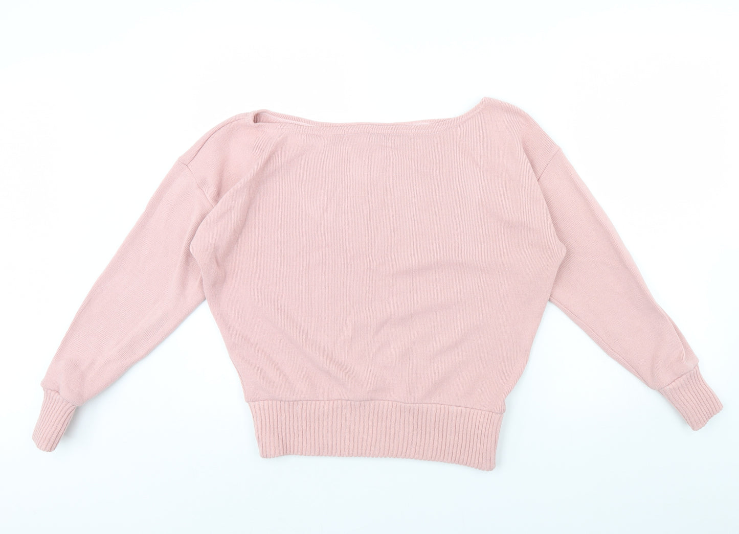pretty little Thing Womens Pink  Rayon Pullover Jumper Size S