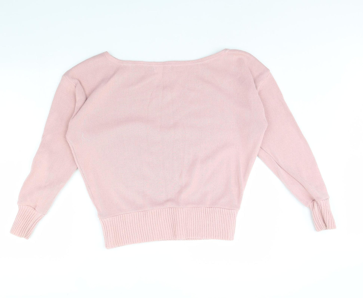 pretty little Thing Womens Pink  Rayon Pullover Jumper Size S