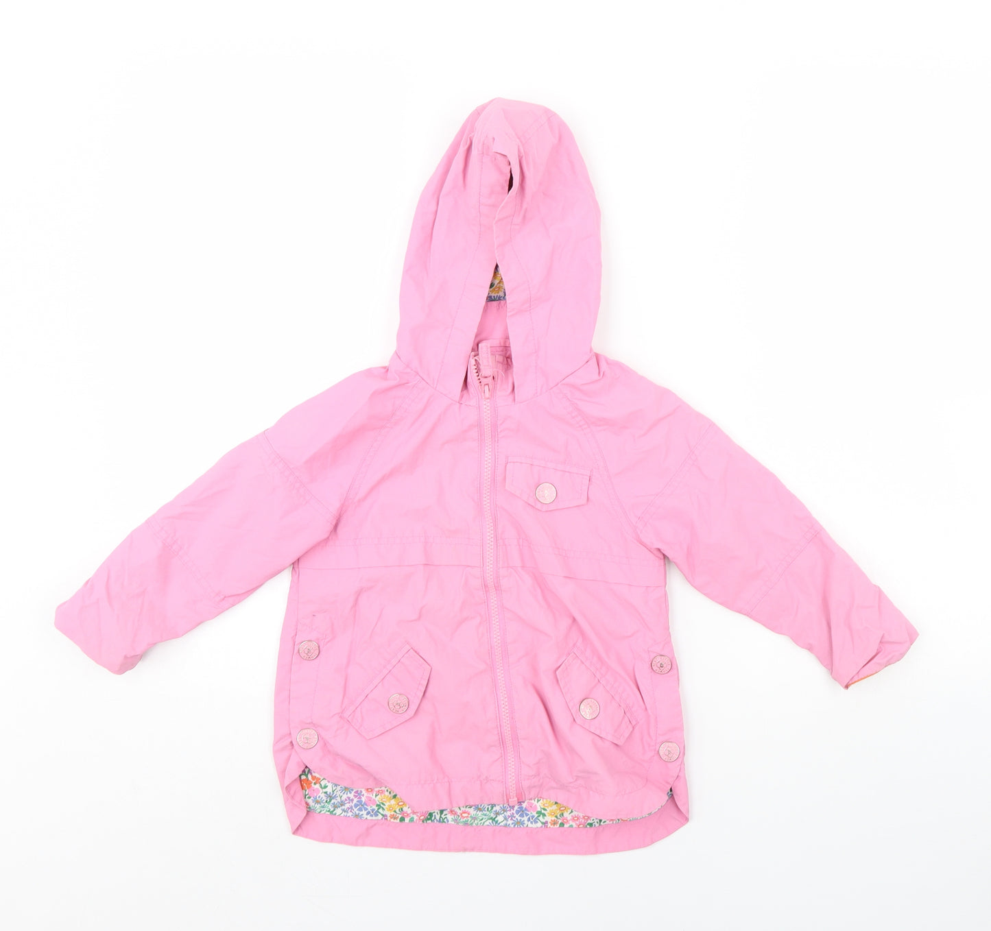 NEXT Girls Pink   Rain Coat Coat Size 3 Years